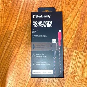 New Skullcandy USB A to Lightning 6FT